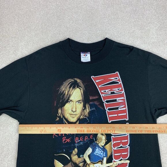 VTG Y2K Keith Urban Be Here Tour Long Sleeve T-Shirt Size Large Vintage Jerzeez - Picture 8 of 10